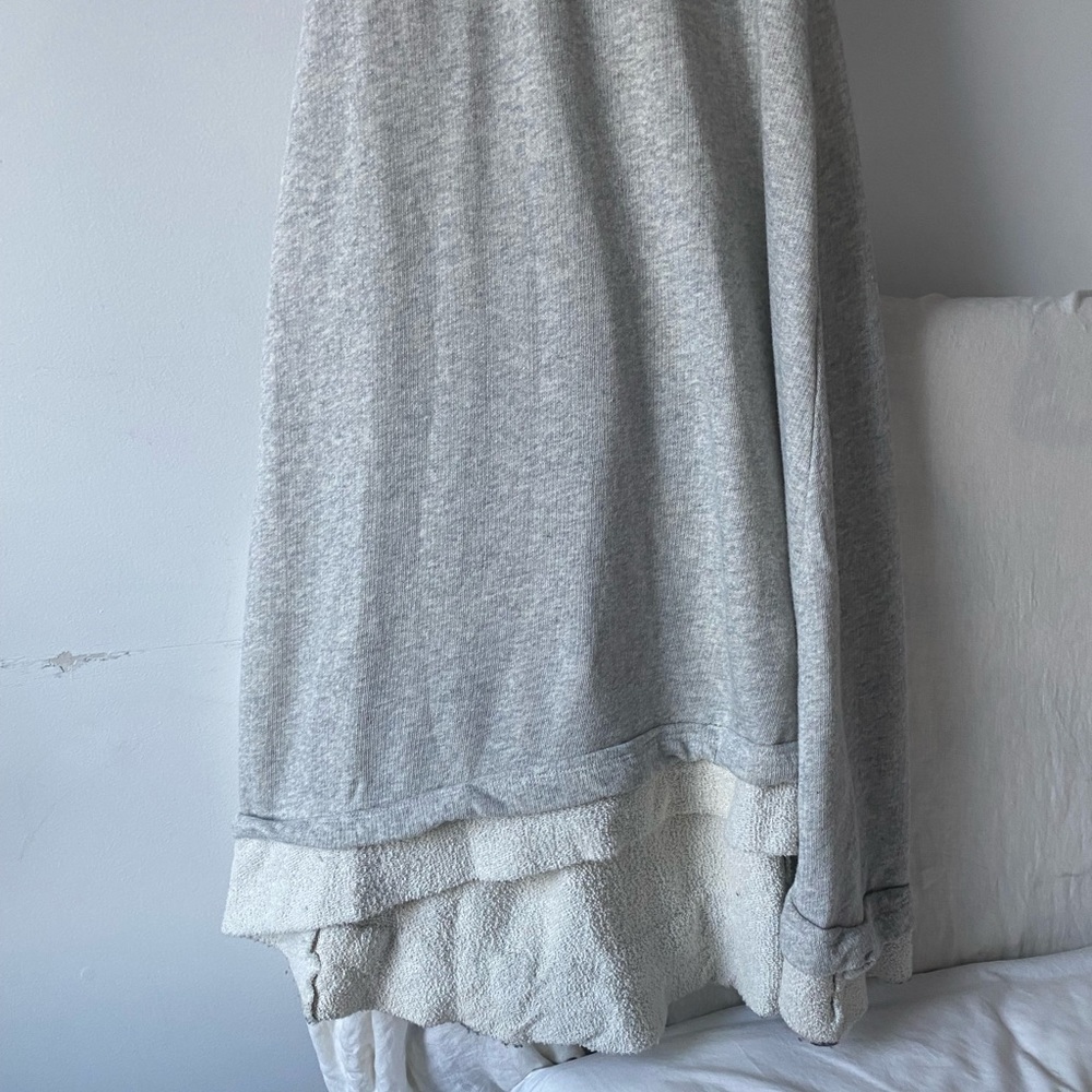 HACHE Gray French Terry Sweatshirt Dress S/M - Picture 5 of 6